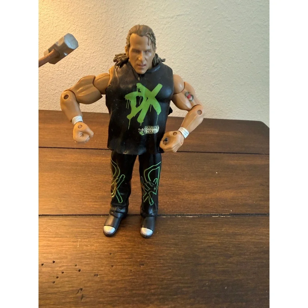 WWE Adrenaline D-Generation X Shawn Michaels Triple H Figure Set DX Sledgehammer